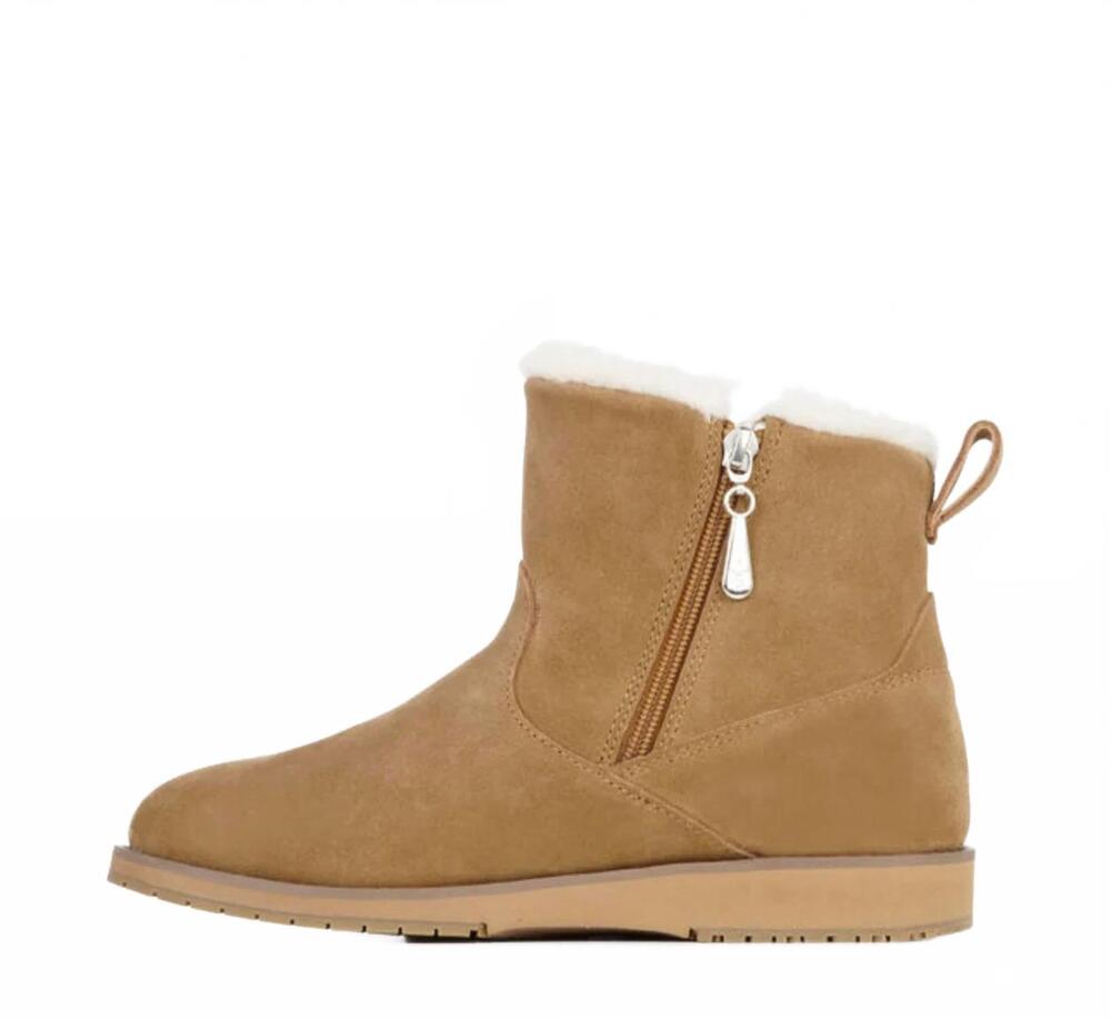 NEW EMU AUSTRALIA women's beach mini boot in chestnut/chataigne